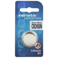 Renata CR2450-1BB Paristo, 1 kpl hinta ja tiedot | Kameran akut | hobbyhall.fi