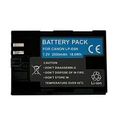 CANON LP-E6N akku, 2000mAh. hinta ja tiedot | Kameran akut | hobbyhall.fi