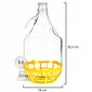 Wine Carboy 5L Lady Balloon korissa viinipullo + sulkeminen hinta ja tiedot | Lasit, mukit ja kannut | hobbyhall.fi