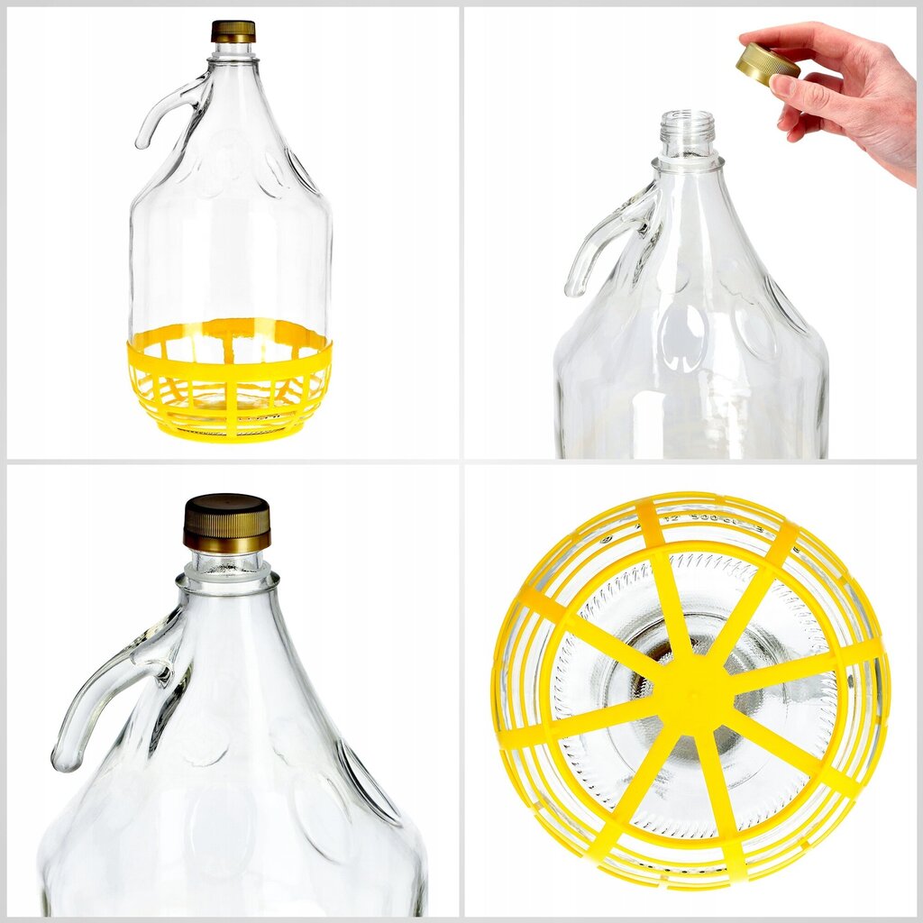 Wine Carboy 5L Lady Balloon korissa viinipullo + sulkeminen hinta ja tiedot | Lasit, mukit ja kannut | hobbyhall.fi