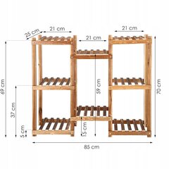 Springos 70 cm mediinis hinta ja tiedot | Kukkatelineet ja kukkapöydät | hobbyhall.fi