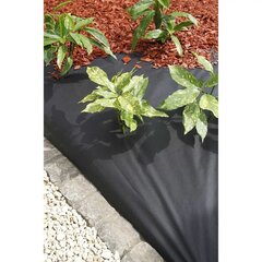 Nature Maasuojakalvo 1 x 10 m musta 6030228 hinta ja tiedot | Puutarhatyökalut | hobbyhall.fi