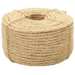 vidaXL Köysi 100% Sisal 6 mm 500 m hinta ja tiedot | Puutarhatyökalut | hobbyhall.fi