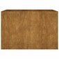 vidaXL Korotettu kukkalaatikko 120x80x80 cm Corten teräs hinta ja tiedot | Kukkalaatikot | hobbyhall.fi