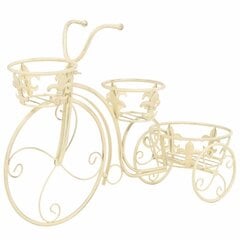 vidaXL Kukkateline polkupyörän muotoinen vintagetyylinen metalli hinta ja tiedot | Kukkatelineet ja kukkapöydät | hobbyhall.fi