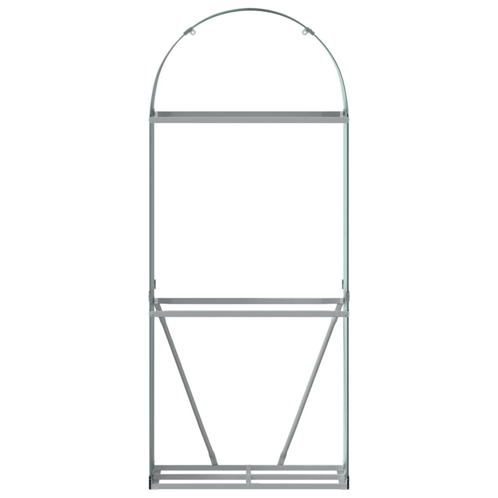 Polttopuuteline VidaXl, 80x45x190 cm, vihreä hinta ja tiedot | Piharakennukset | hobbyhall.fi