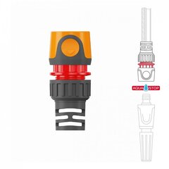 Letkun liitin aquastop/1/2" dwc 2515, Daewoo hinta ja tiedot | Puutarhaletkut, kastelukannut ja muut kastelutarvikkeet | hobbyhall.fi