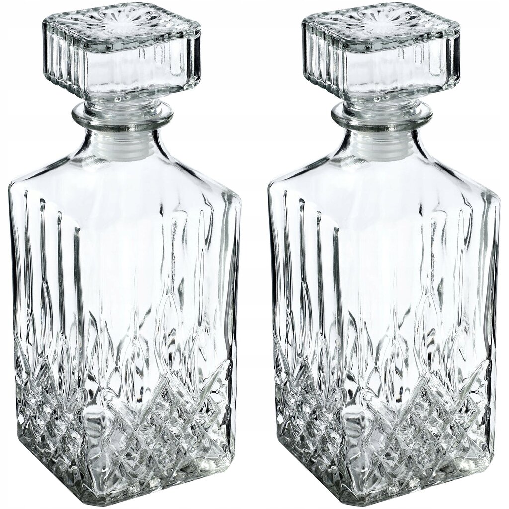 Karahvi 1L Whisky Tinktuura Crystal 2 kpl hinta ja tiedot | Lasit, mukit ja kannut | hobbyhall.fi