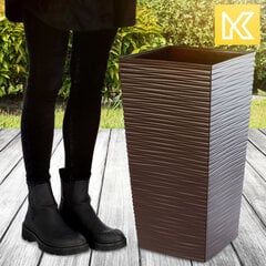 Kukkaruukku Kukkaruukku sisäkannen Kukkateline korkea puutarhamokka 29x57cm hinta ja tiedot | Kukkalaatikot | hobbyhall.fi