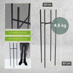 Metallinen kukkateline olohuoneeseen 87 cm hinta ja tiedot | Kukkatelineet ja kukkapöydät | hobbyhall.fi