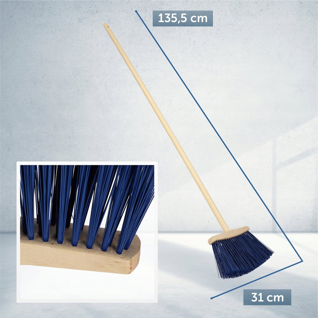 Street Brush Broom 25 cm lakaisukone kahvalla lakaisupuikko hinta ja tiedot | Puutarhatyökalut | hobbyhall.fi