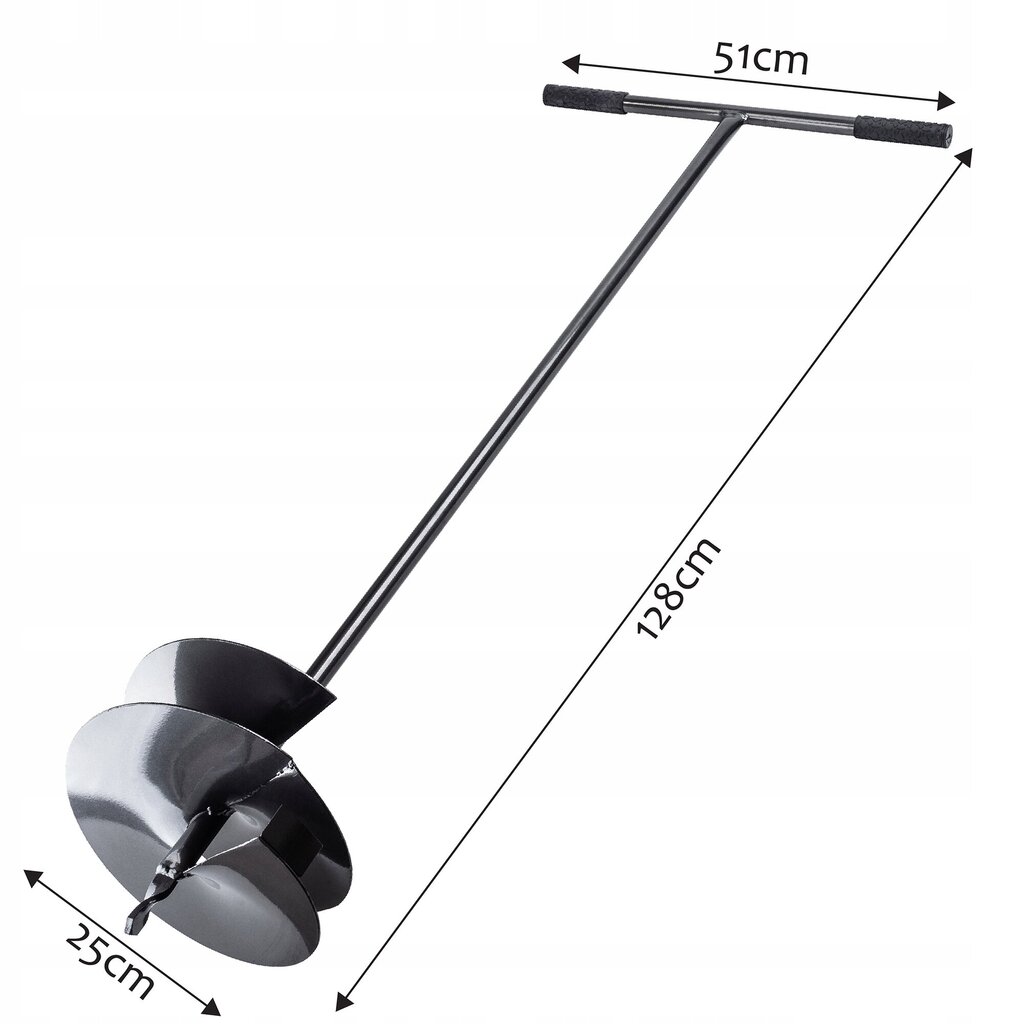 Käsiruuvi maaperämännään 250mm hinta ja tiedot | Puutarhatyökalut | hobbyhall.fi