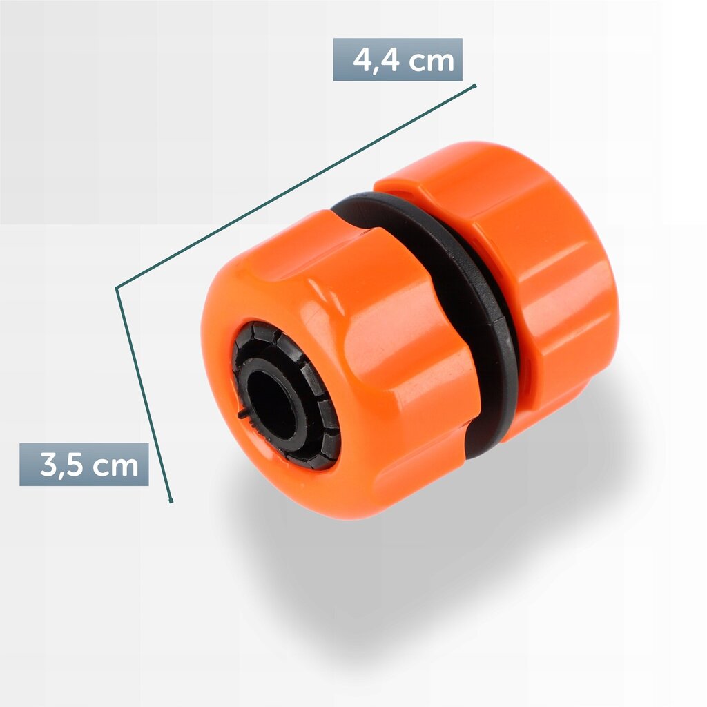 Puutarhaletkun korjaus 1/2" liitin hinta ja tiedot | Puutarhaletkut, kastelukannut ja muut kastelutarvikkeet | hobbyhall.fi