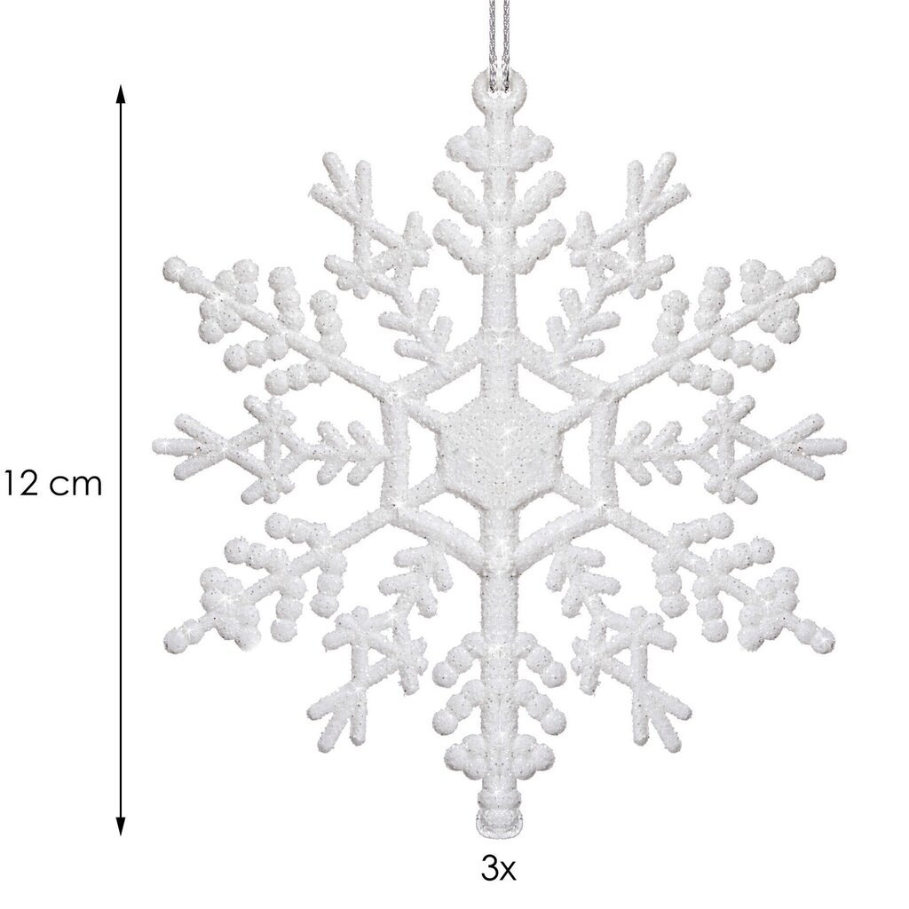 CA0050 JOULUKUUSEKORISTEET 3 KPL. hinta ja tiedot | Joulukuusen koristeet | hobbyhall.fi