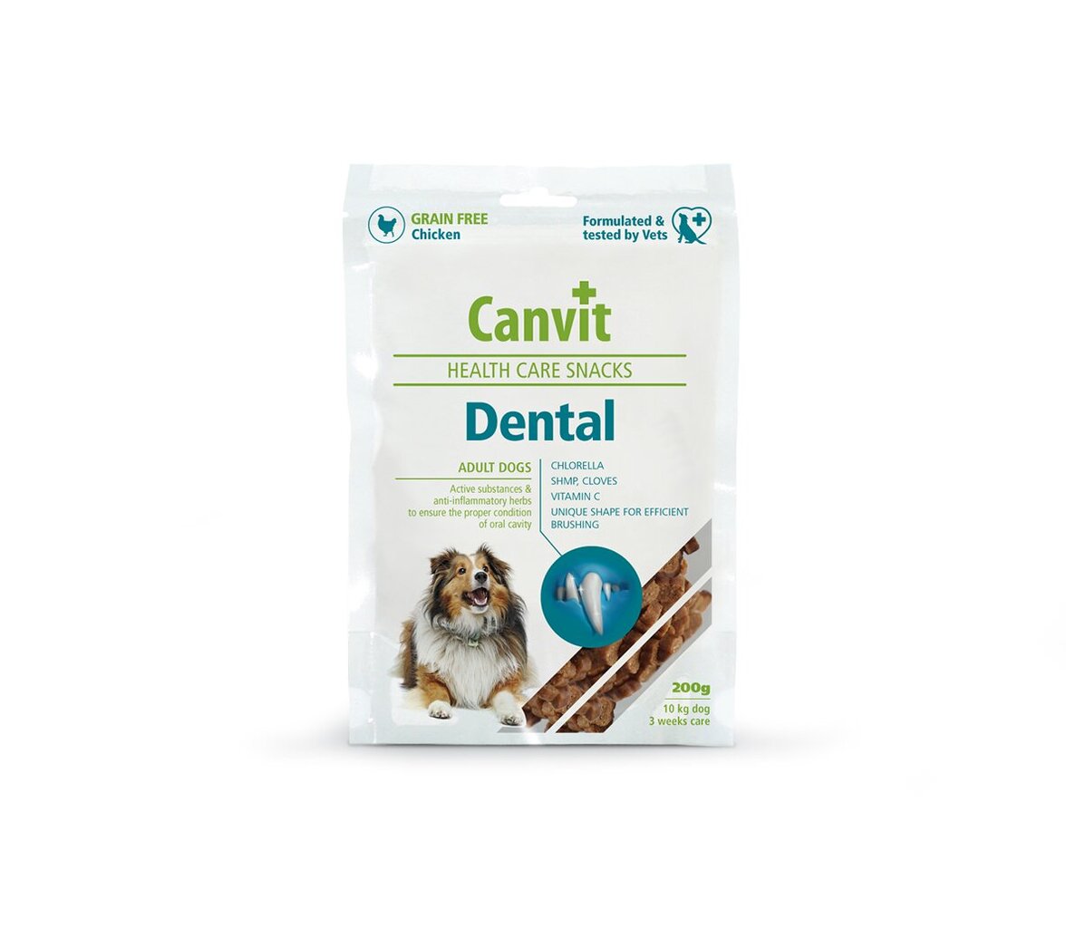 Canvit Dental koiranherkku, 200 g x 4 hinta ja tiedot | Koiran herkut | hobbyhall.fi
