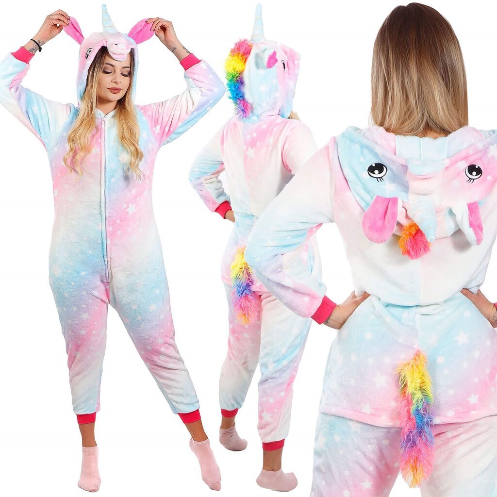 Kigurumi naisten pyjamat Springos HA5081, koko: L hinta ja tiedot | Yöasut ja pyjamat | hobbyhall.fi