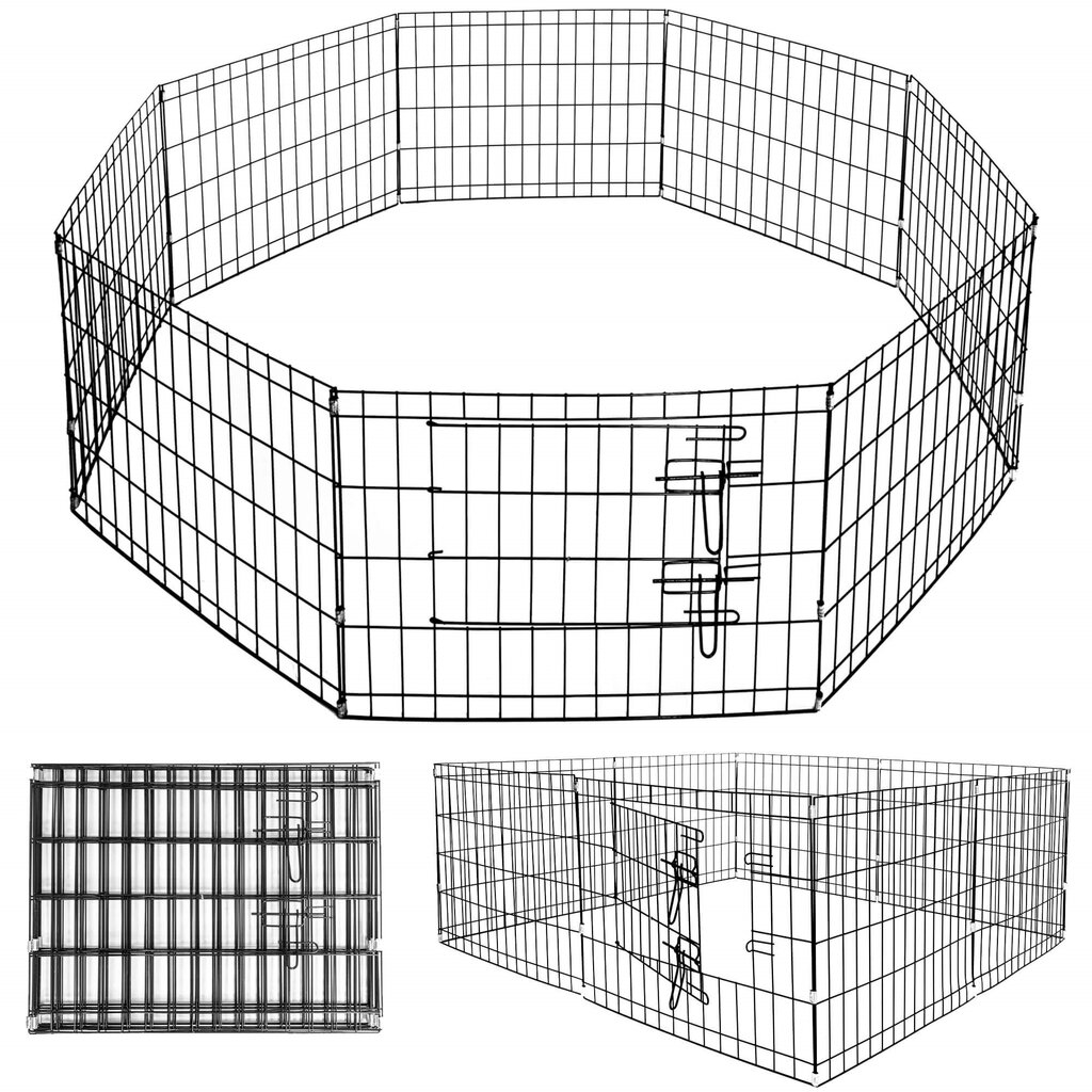 Lemmikkien häkki Springos PA1008 155x61 cm hinta ja tiedot | Kuljetushäkit ja kuljetuslaatikot | hobbyhall.fi