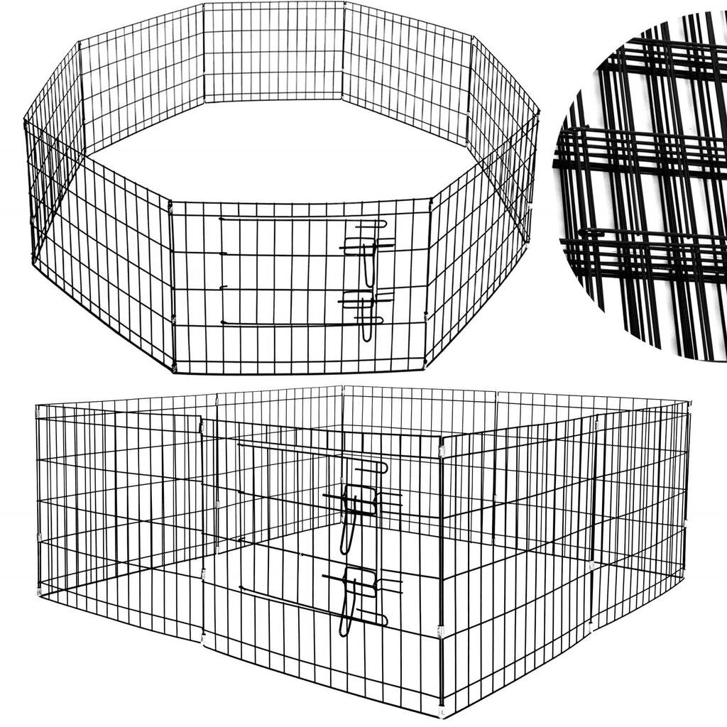 Lemmikkien häkki Springos PA1008 155x61 cm hinta ja tiedot | Kuljetushäkit ja kuljetuslaatikot | hobbyhall.fi