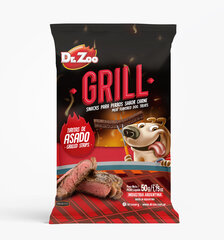 Dr. Zoo Grill grillattuja BBQ-liuskoja koirille, 50 g x 12 hinta ja tiedot | Koiran herkut | hobbyhall.fi