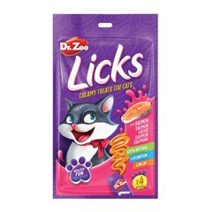 Dr. Zoo Licks lohiherkku kissoille, 4 x 15 g x 6 kpl. hinta ja tiedot | Kissan herkut | hobbyhall.fi