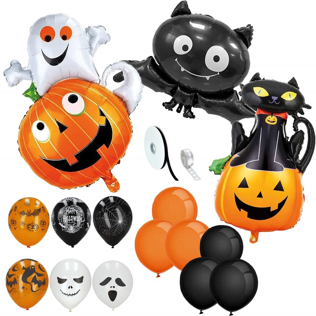 Halloween koristesetti Springos HA5215 hinta ja tiedot | Ilmapallot | hobbyhall.fi