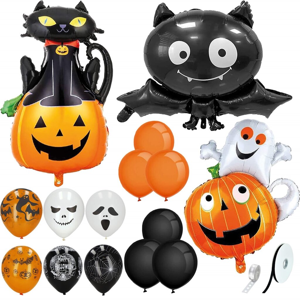 Halloween koristesetti Springos HA5215 hinta ja tiedot | Ilmapallot | hobbyhall.fi