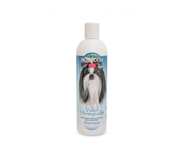 Bio-Groom Wild Honeysuckle luonnollinen shampoo koirille ja kissoille, 355 ml hinta ja tiedot | Shampoot ja hoitoaineet lemmikeille | hobbyhall.fi