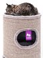 Kissojen kiipeilyputki Petrebels Dome 110, cappuccino hinta ja tiedot | Raapimispuut ja kiipeilypuut | hobbyhall.fi