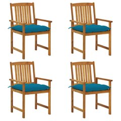 Tuolit tyynyillä, 4 kpl hinta ja tiedot | Puutarhatuolit | hobbyhall.fi