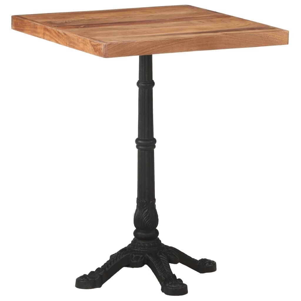 Bistropöytä, 60x60x76 cm, ruskea hinta ja tiedot | Ruokapöydät | hobbyhall.fi