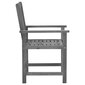 Ohjaajan tuolit tyynyillä, 4 kpl, harmaa hinta ja tiedot | Puutarhatuolit | hobbyhall.fi