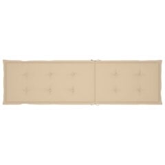 Terassituolin tyyny, (75+105)x50x4 cm, beige hinta ja tiedot | Istuintyynyt, pehmusteet ja päälliset | hobbyhall.fi