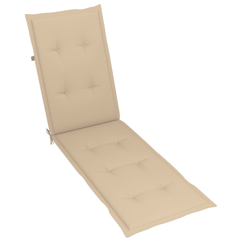 Terassituolin tyyny, (75+105)x50x4 cm, beige hinta ja tiedot | Istuintyynyt, pehmusteet ja päälliset | hobbyhall.fi