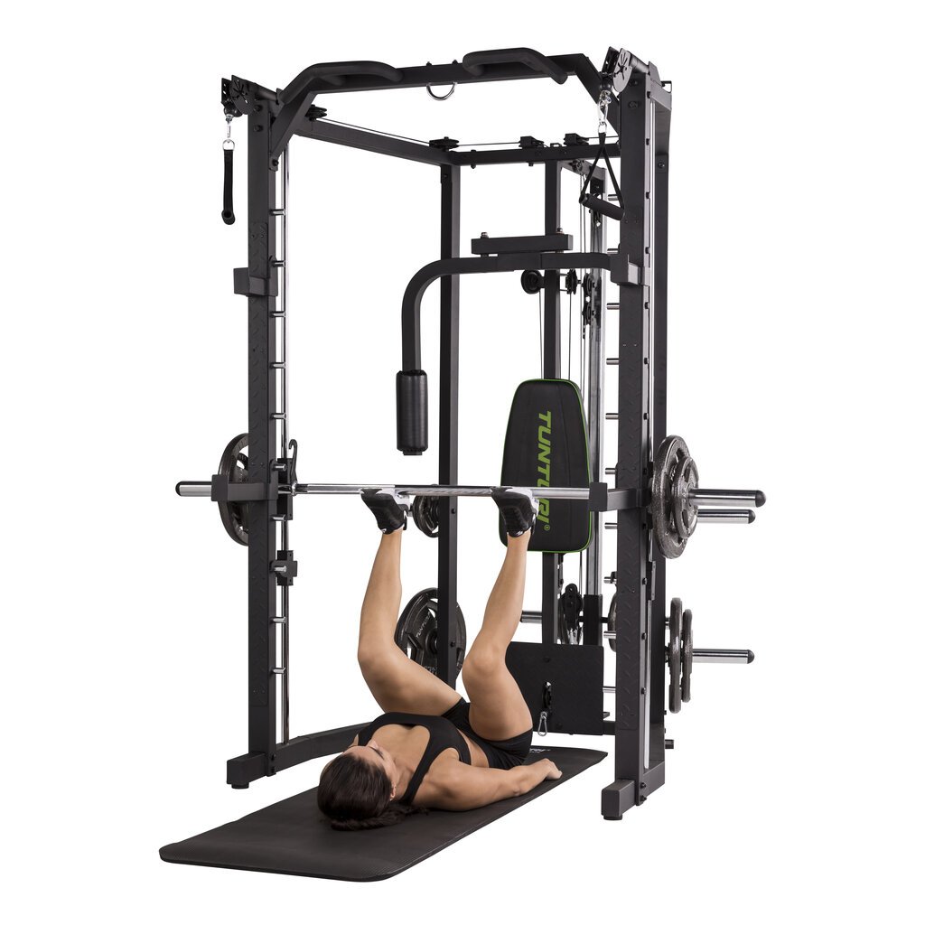 Voimaharjoittelukompleksi Tunturi Full Smith Machine SM80 hinta ja tiedot | Kuntokeskukset | hobbyhall.fi