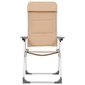 Leirintätuoli, beige, 58x69x111 cm, 2 kpl hinta ja tiedot | Retkeilyvarusteet | hobbyhall.fi