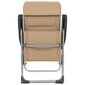 Leirintätuoli, beige, 58x69x111 cm, 2 kpl hinta ja tiedot | Retkeilyvarusteet | hobbyhall.fi