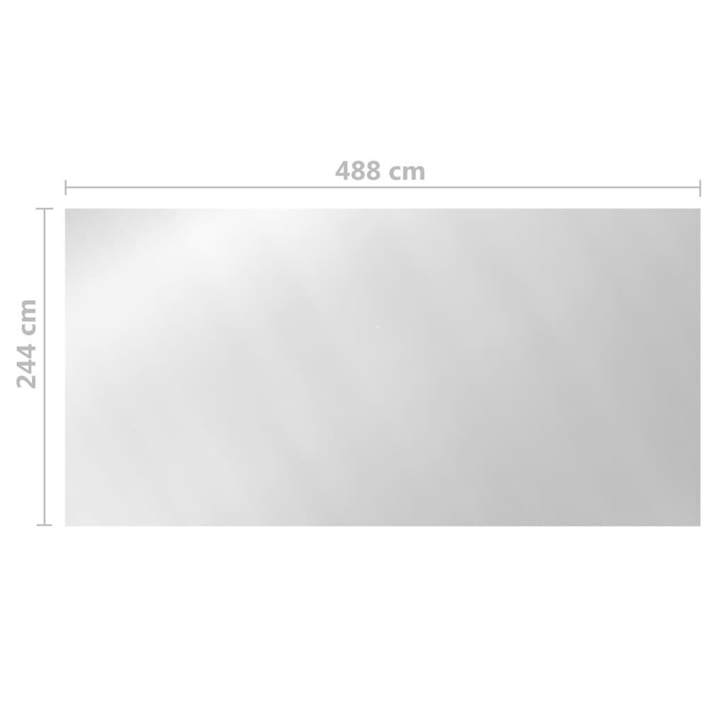 Allaspeite vidaXL, 488x244 cm hinta ja tiedot | Uima-allastarvikkeet | hobbyhall.fi