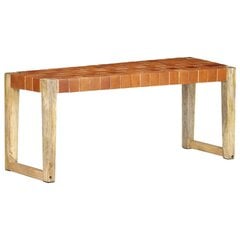 Penkki, 110x45 cm, ruskea hinta ja tiedot | Ruokapöydän tuolit | hobbyhall.fi