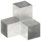 Napaliitokset, 4 kpl, 101x101mm, metallia, Y-muotoinen hinta ja tiedot | Aidat ja tarvikkeet | hobbyhall.fi