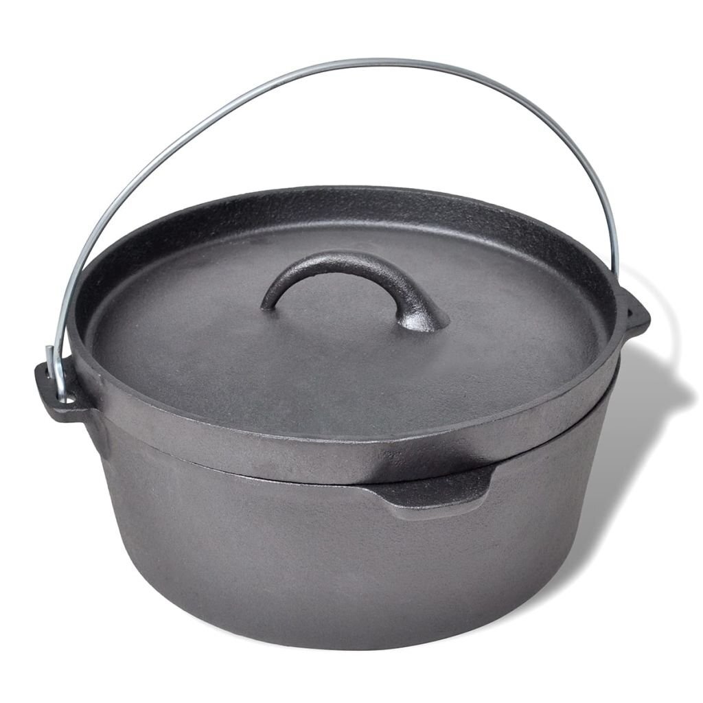 Valurautakattila Dutch Oven 4,2 l, tarvikkeineen hinta ja tiedot | Grillitarvikkeet ja -välineet | hobbyhall.fi