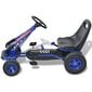 vidaXL Pedal Kart säädettävällä istuimella, sininen. hinta ja tiedot | Vauvan lelut | hobbyhall.fi