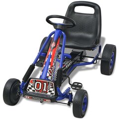 vidaXL Pedal Kart säädettävällä istuimella, sininen. hinta ja tiedot | Vauvan lelut | hobbyhall.fi