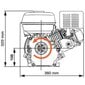 Bensiinimoottori, musta, 6,5 hv, 4,8 kW hinta ja tiedot | Aggregaatit | hobbyhall.fi