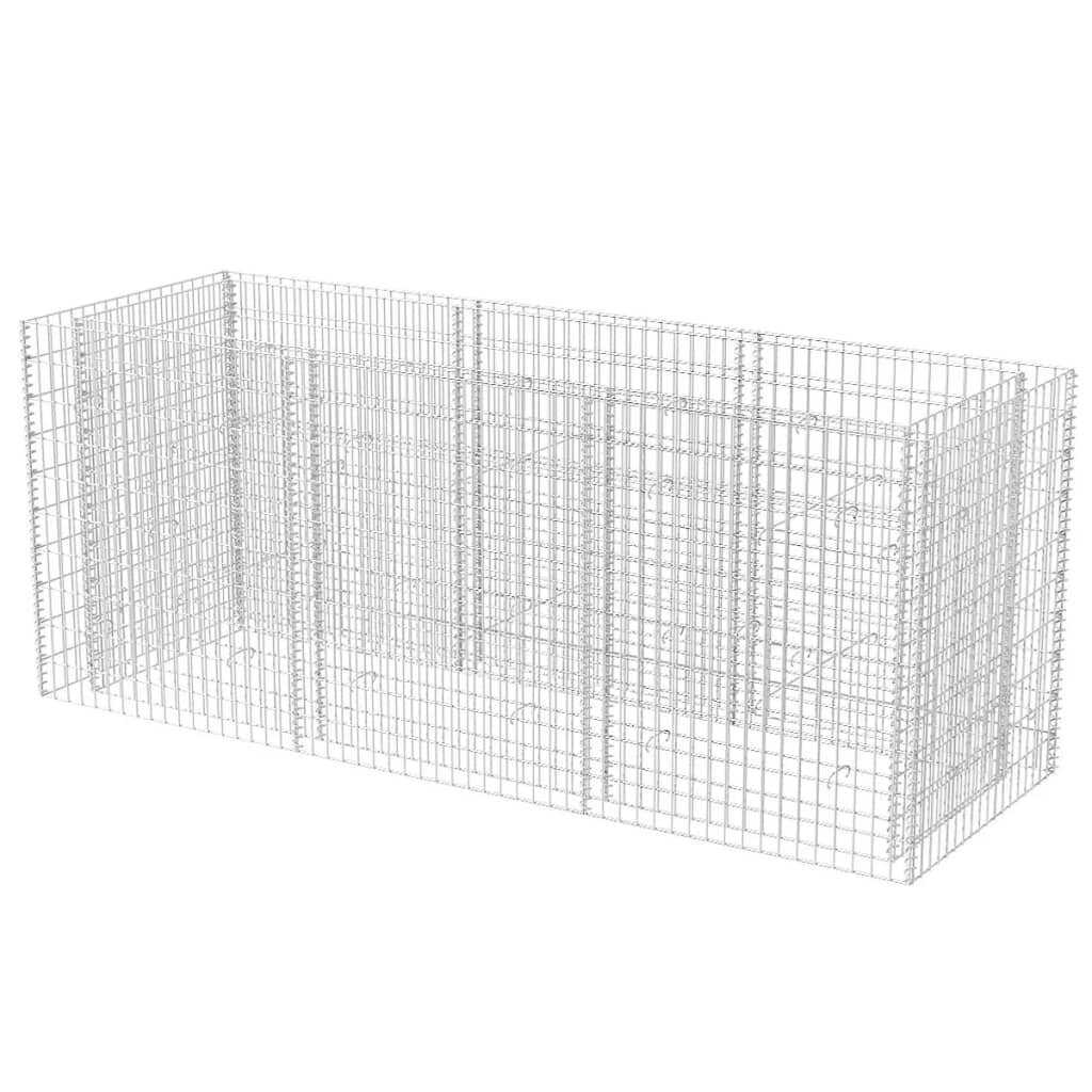 Gabion-astia, teräs, 270x90x100 cm hinta ja tiedot | Kukkaruukut | hobbyhall.fi