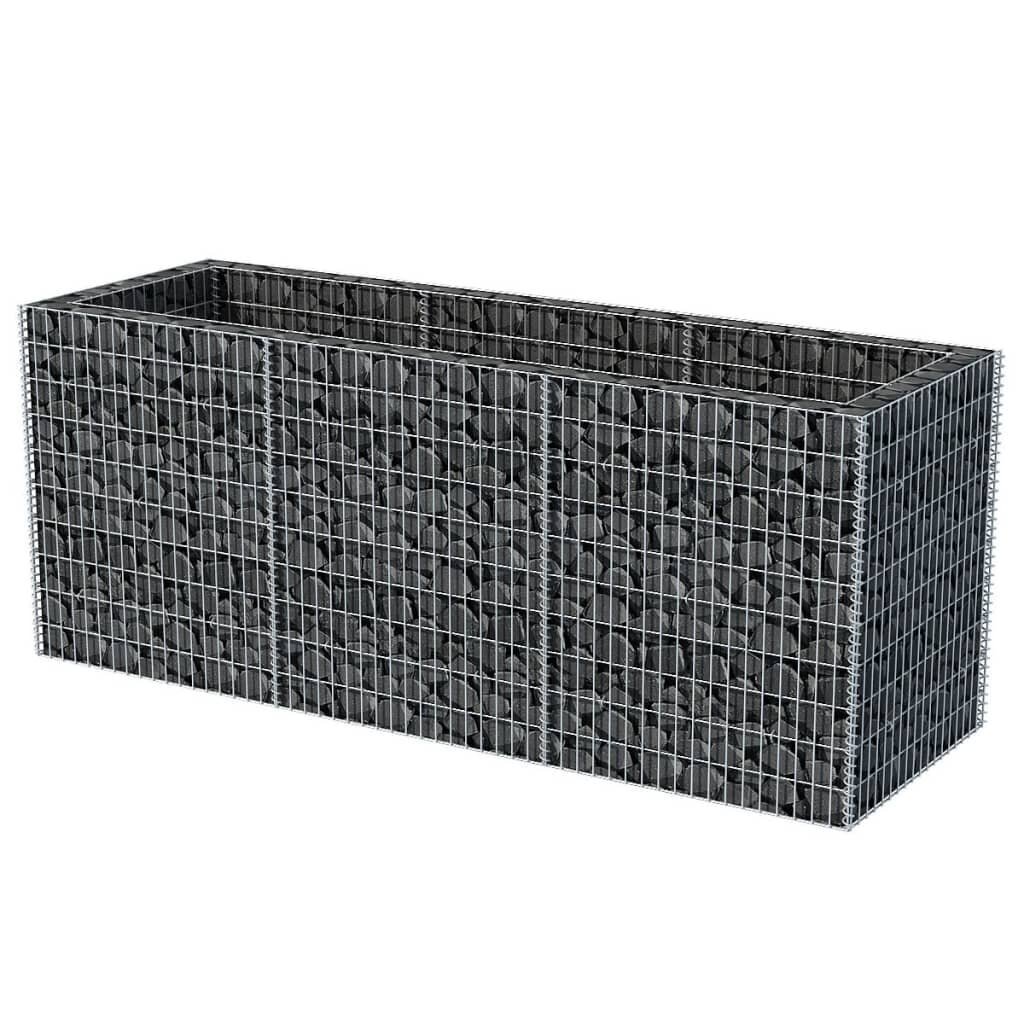 Gabion-astia, teräs, 270x90x100 cm hinta ja tiedot | Kukkaruukut | hobbyhall.fi