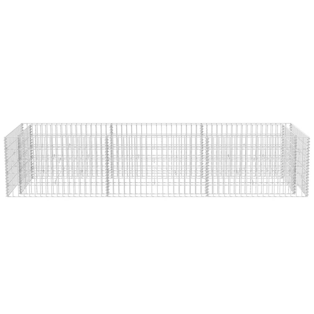 Gabion-astia, teräs, 270x90x50 cm hinta ja tiedot | Kukkaruukut | hobbyhall.fi