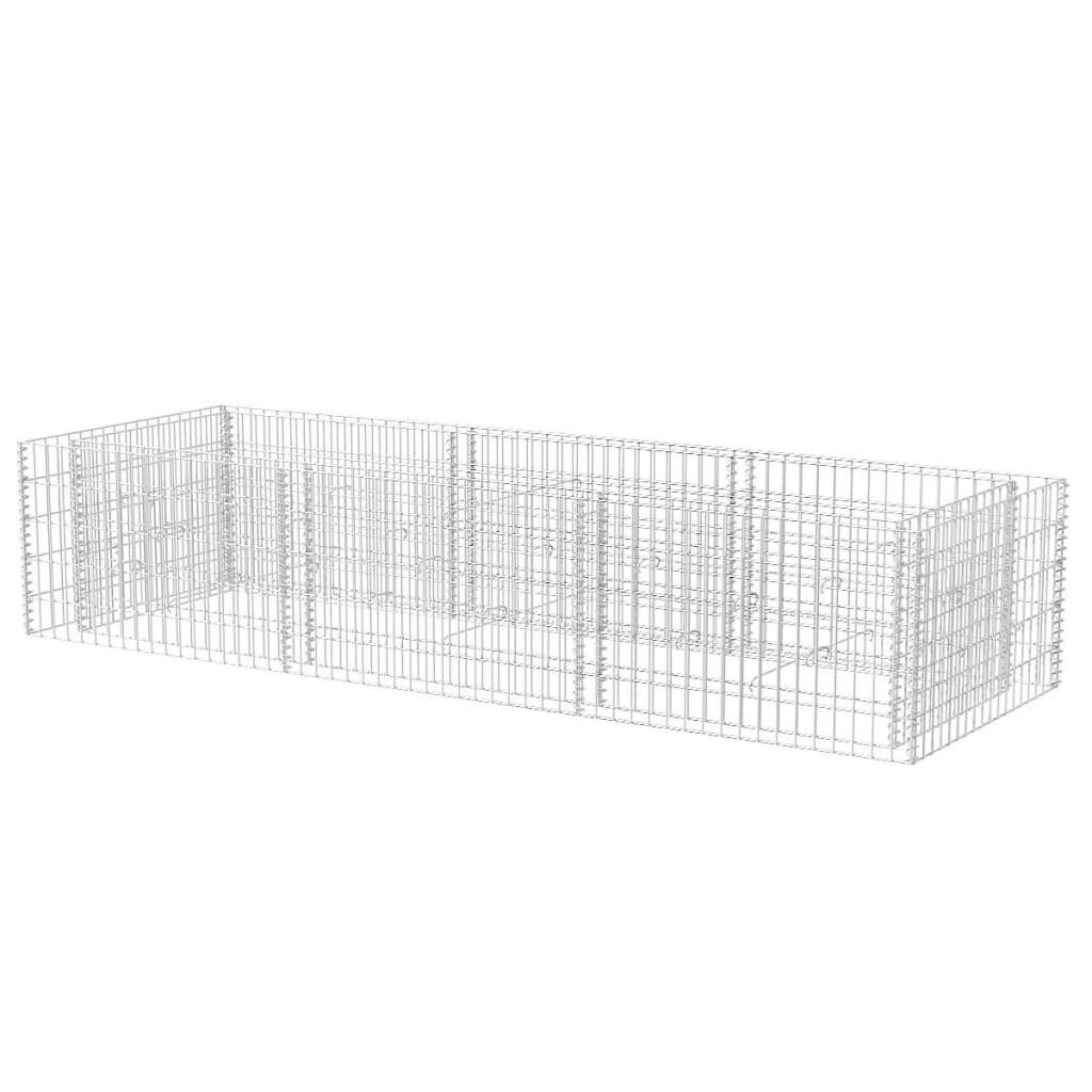 Gabion-astia, teräs, 270x90x50 cm hinta ja tiedot | Kukkaruukut | hobbyhall.fi