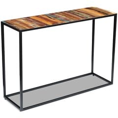 Konsolipöytä, massiivi kierrätyspuuta, 110x35x76 cm hinta ja tiedot | Sivupöydät | hobbyhall.fi