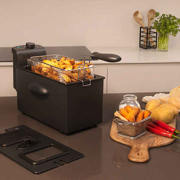 Rasvakeitin Cecotec CleanFry 3000 3 L 2180 W, musta hinta ja tiedot | Airfryerit ja friteerauskeittimet | hobbyhall.fi