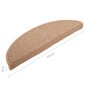 Porrasmatot 56x17x3 cm, 15 kpl hinta ja tiedot | Isot matot | hobbyhall.fi